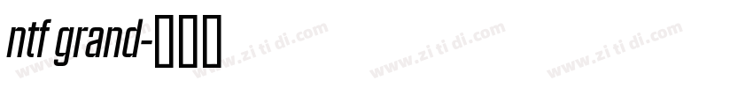 ntf grand字体转换